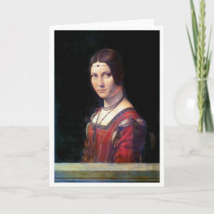 La Belle Ferronniere, Leonardo da Vinci Card