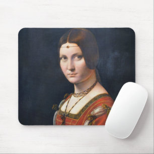 La Belle Ferronniere Mouse Pad