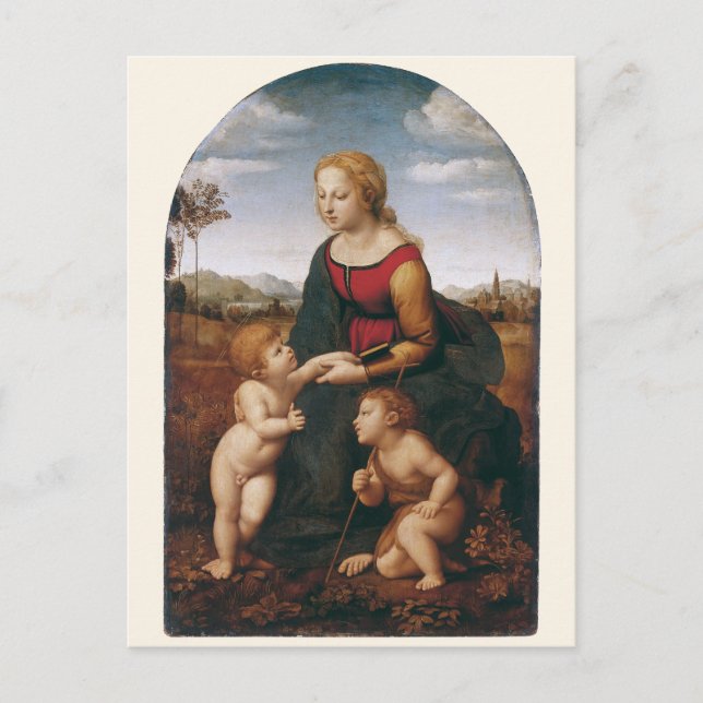 La Belle Jardinière by Rapahel Postcard (Front)