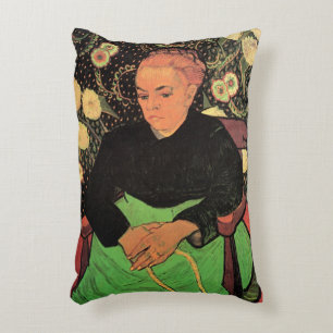 La Berceuse (Augustine Roulin) by Vincent van Gogh Decorative Cushion