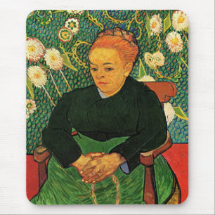 La Berceuse (Augustine Roulin) by Vincent van Gogh Mouse Pad