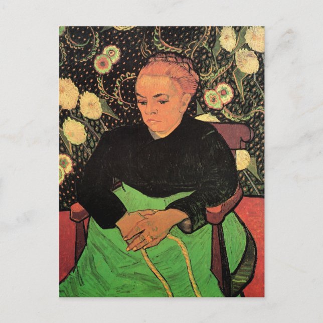 La Berceuse (Augustine Roulin) by Vincent van Gogh Postcard (Front)