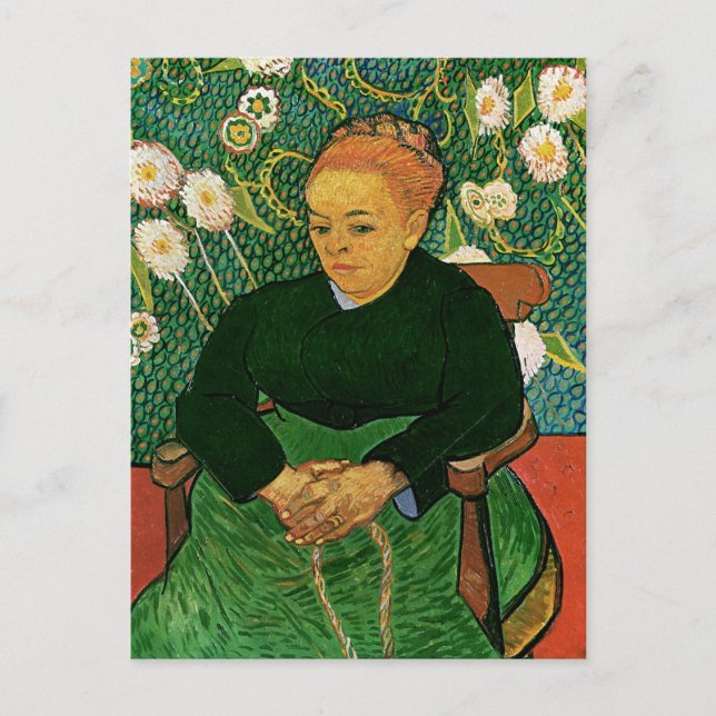 La Berceuse (Augustine Roulin), Vincent van Gogh Postcard (Front)