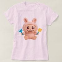 La Bobo – Cute Mischievous Bunny Character T-Shirt