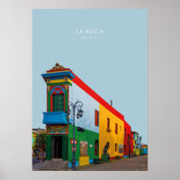 La Boca, Argentina Travel Artwork