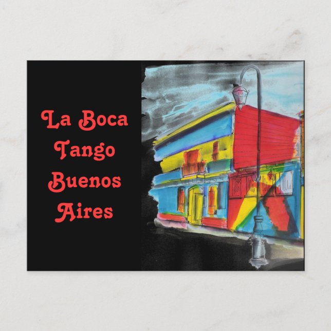 La Boca Tango Postcard (Front)
