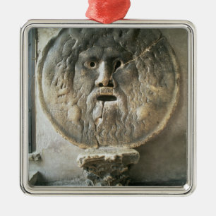 La Bocca di Verita (The Mouth of Truth) (photo) Metal Tree Decoration