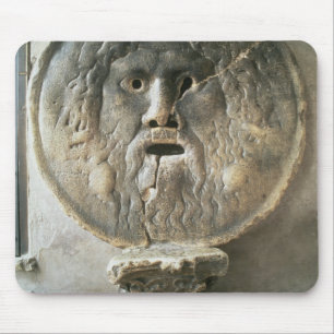 La Bocca di Verita (The Mouth of Truth) (photo) Mouse Pad