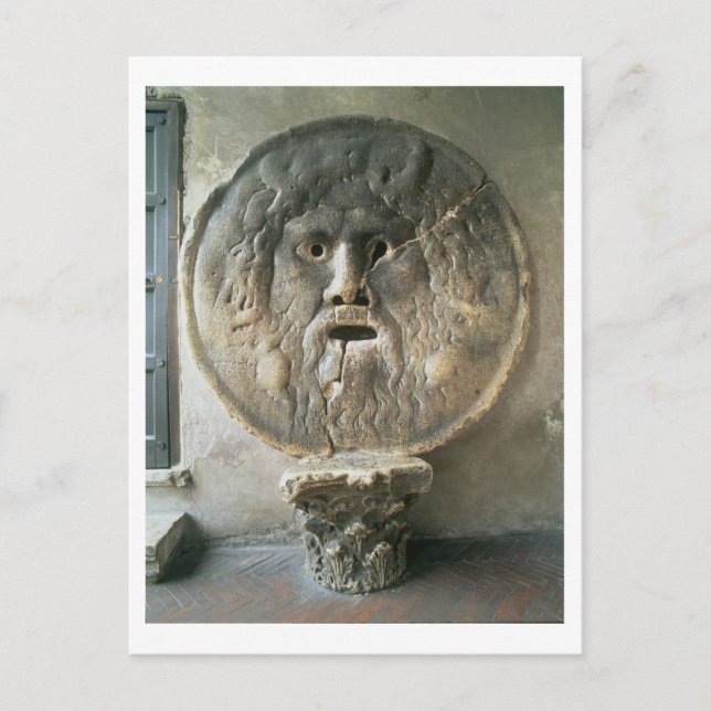 La Bocca di Verita (The Mouth of Truth) (photo) Postcard (Front)