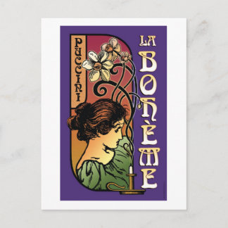 La Boheme, Opera Postcard
