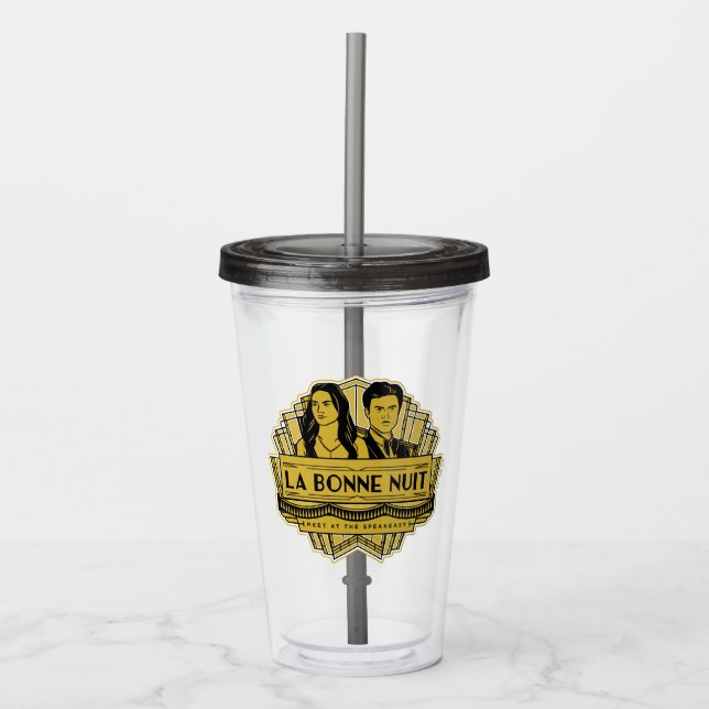La Bonne Nuit - Meet At The Speakeasy Acrylic Tumbler (Front)