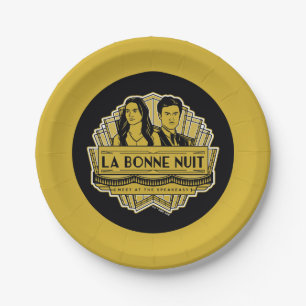 La Bonne Nuit - Meet At The Speakeasy Paper Plate