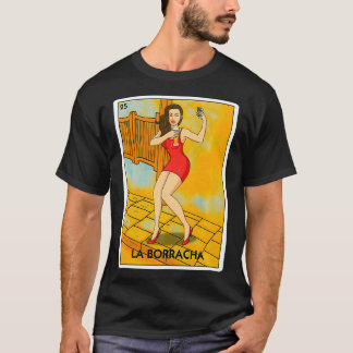 La Borracha Mexican Card Game Funny Drinking T-Shirt
