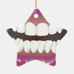 La Bouche Ceramic Tree Decoration
