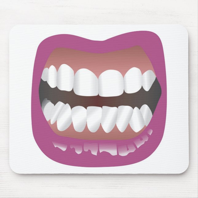 La Bouche Mouse Pad (Front)