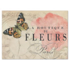 La Boutique Butterfly Decoupage Sheet