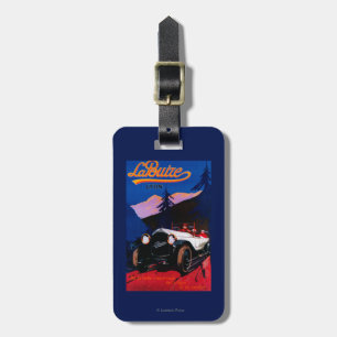 La Buize Lyon Vintage PosterEurope Luggage Tag