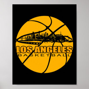 La Bysketbyll Lover Gift - Los Angeles Bysketbyll Poster