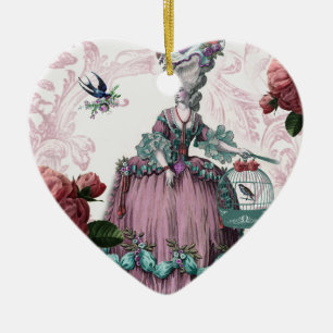 la cage aux oiseaux (The Bird cage) Ceramic Tree Decoration