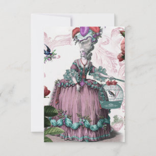 la cage aux oiseaux (The Bird cage)rsvp RSVP Card