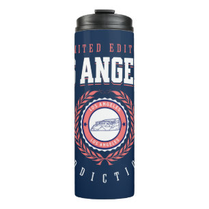 LA, California City Traveller Sports Style Thermal Tumbler