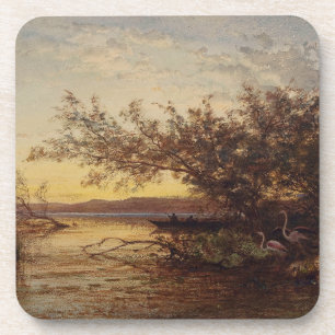 La Camargue, Coucher De Soleil – Félix Ziem Coaster