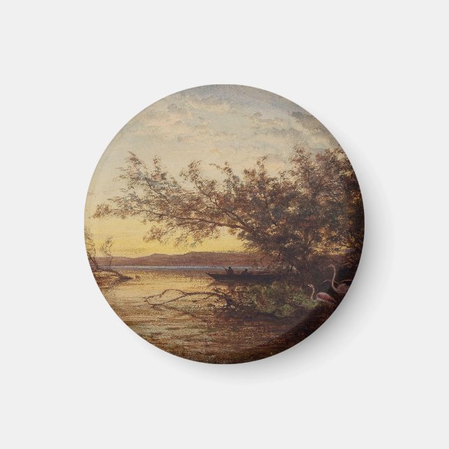 La Camargue, Coucher De Soleil – Félix Ziem Magnet (Front)
