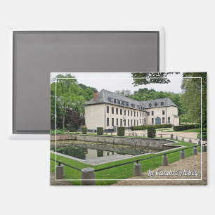 La Cambre Abbey in Brussels, Belgium Magnet
