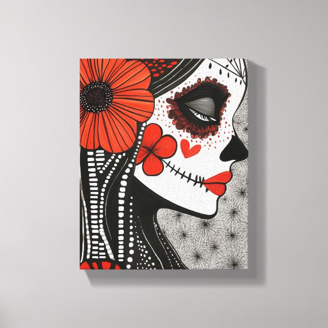 La Catrina Canvas Print (Front)