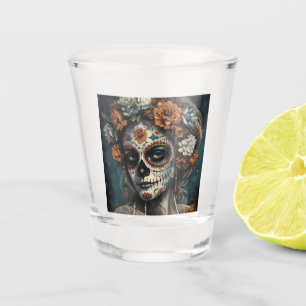 La Catrina Eternal Spirit Dia de los Muertos Shot Glass