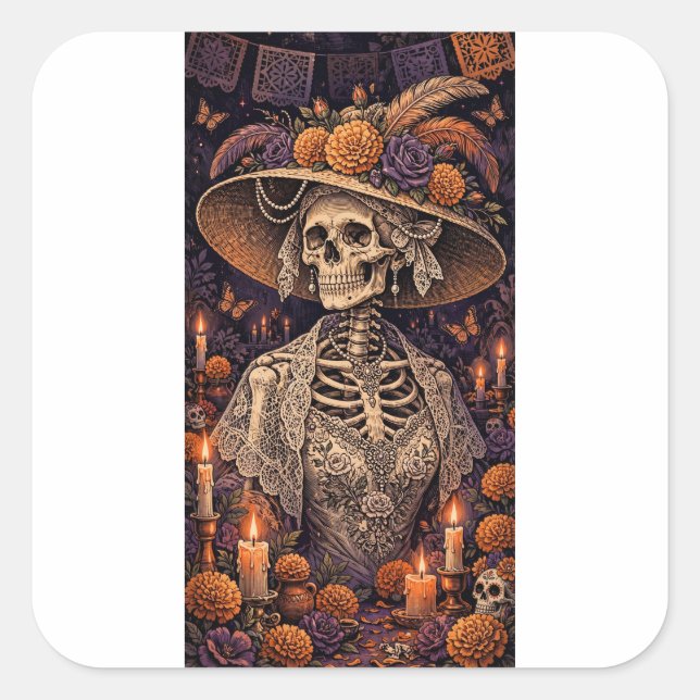 La Catrina Sticker (Front)