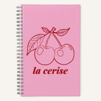 La cerise pin notebook