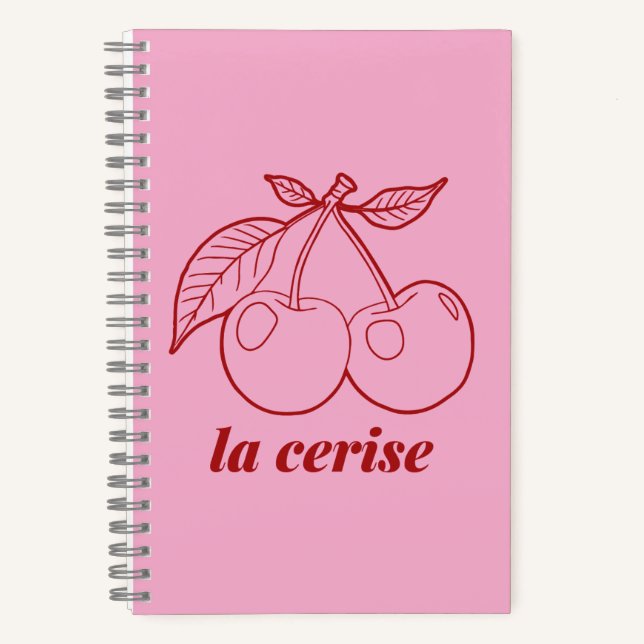 La cerise pin notebook (Front)