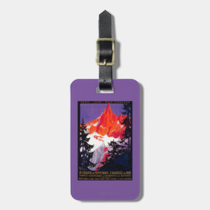 La Chaine De Mont-Blanc Vintage PosterEurope Luggage Tag