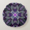 La Chanteuse Violett Round Throw Pillow