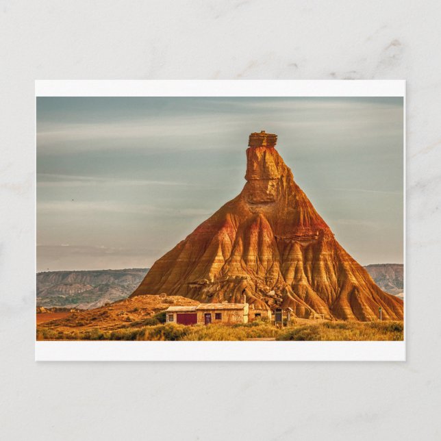 La cheminée de Fée - Désert des Bardenas Postcard (Front)