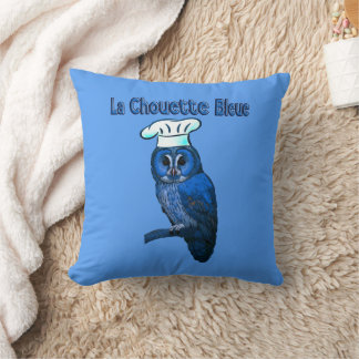 La Chouette Bleue Cafe Cushion