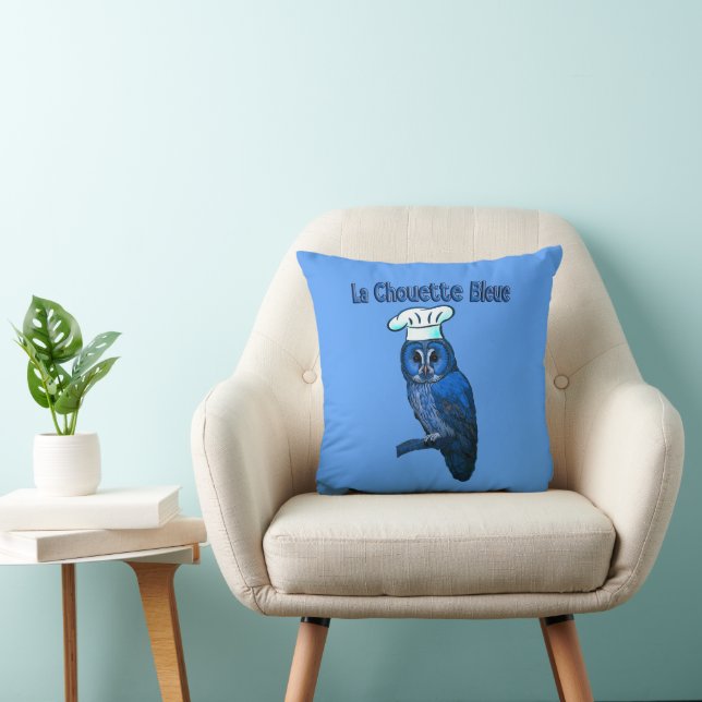La Chouette Bleue Cafe Cushion (Chair)