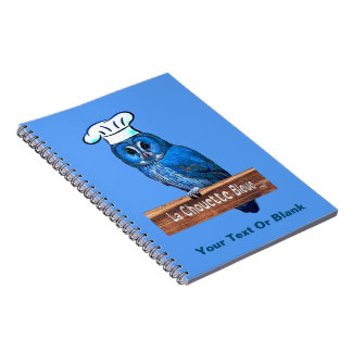 La Chouette Bleue Cafe Notebook