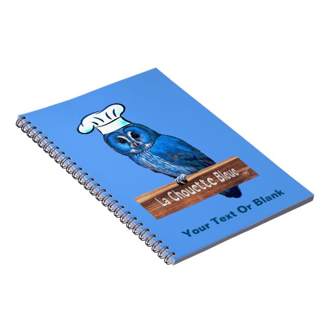 La Chouette Bleue Cafe Notebook (Right Side)