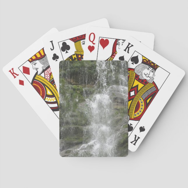 La Chute Waterfall in Forillon National Park      Playing Cards (Back)