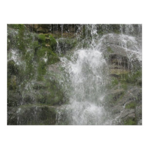 La Chute Waterfall in Forillon National Park Poster