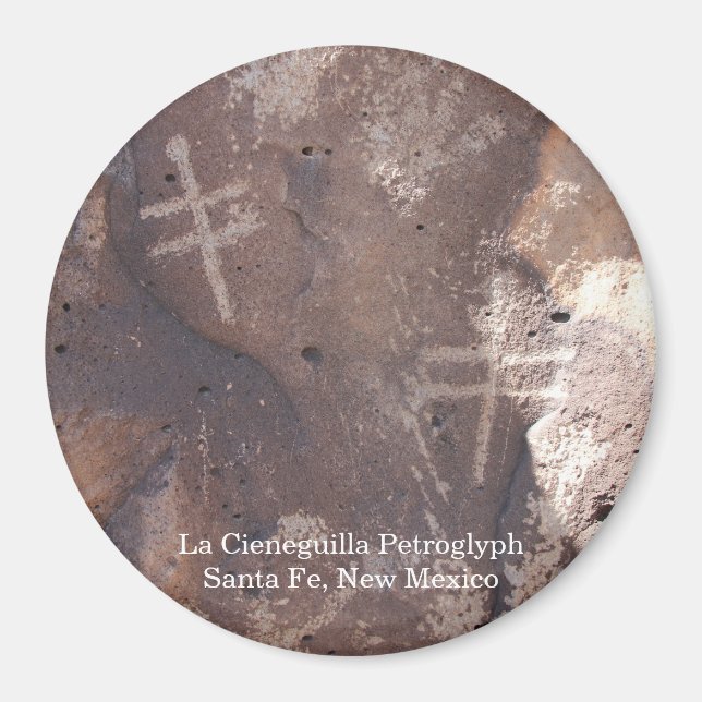 La Cieneguilla Petroglyph Santa Fe Magnet (Front)