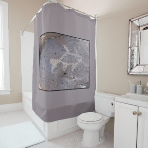 La Cieneguilla Petroglyph Shower Curtain