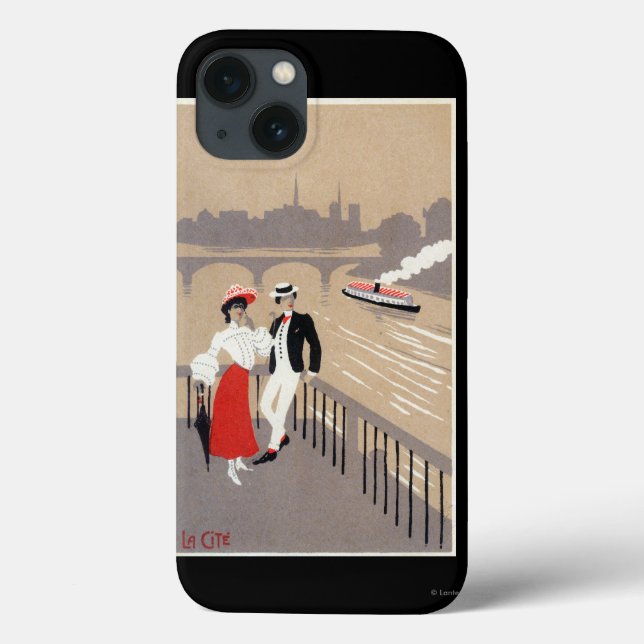 La Cite Art Deco Scene Case-Mate iPhone Case (Back)