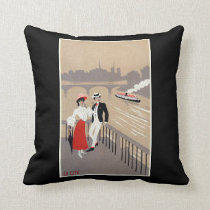 La Cite Art Deco Scene Cushion