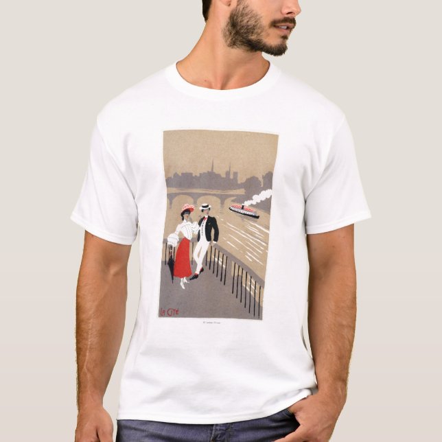La Cite Art Deco Scene T-Shirt (Front)