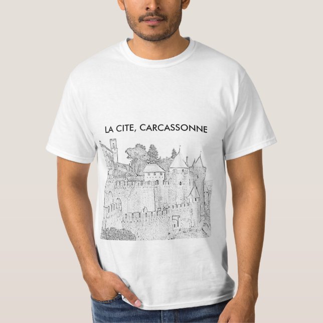 La Cite, Carcassonne T-Shirt (Front)