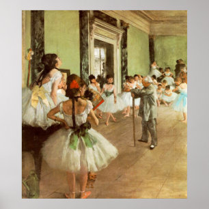 La Classe de Danse by Edgar Degas Poster