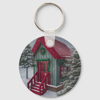 La clé de Noël/ / The Key of Christmas.  Key Ring